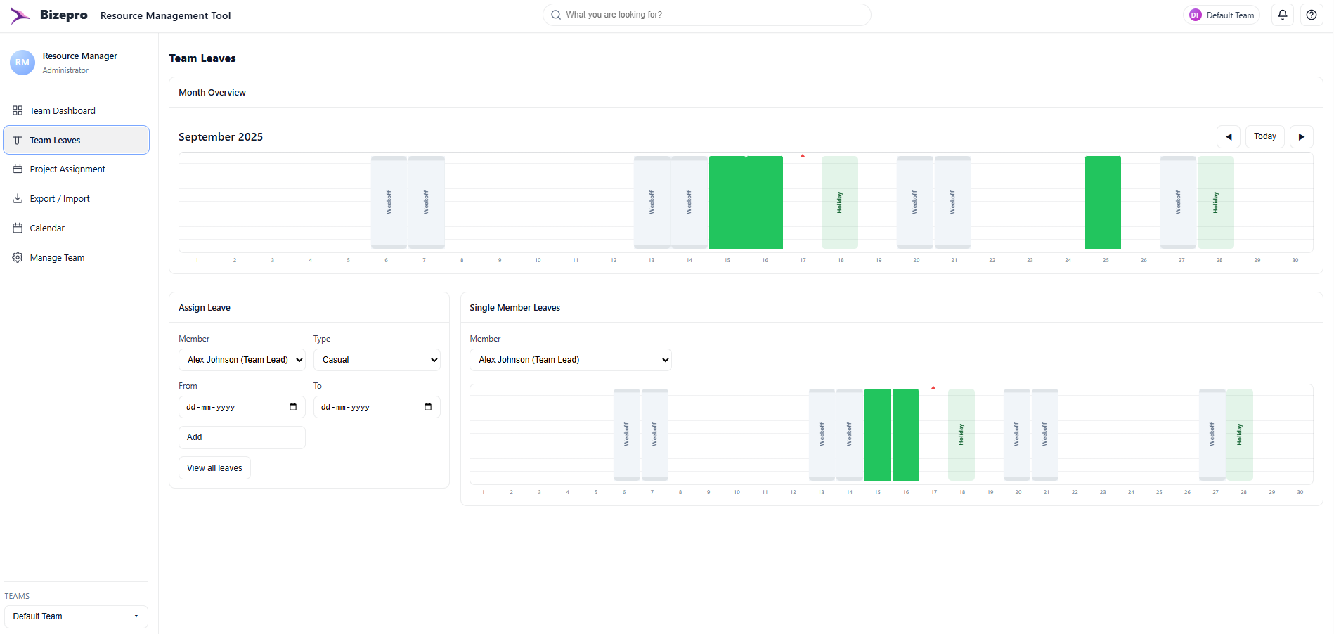 Resource Management screenshot 2